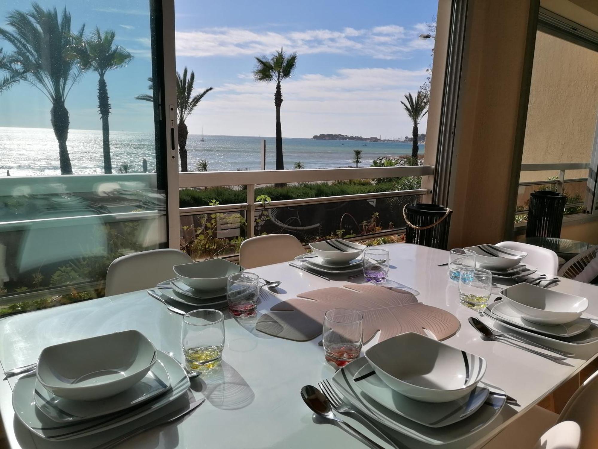"Le Palmier Dore", Cosy T3 A 3 Minutes A Pied Des Plages, Parking Et Clim Sanary-sur-Mer Exteriör bild